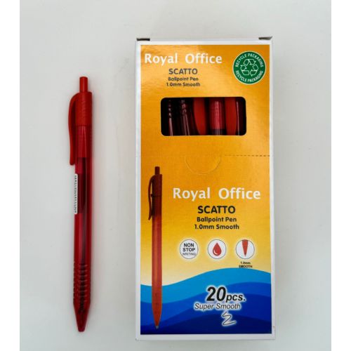 PENNE SF ROYAL OFFICE A SCATTO R20 1,0MM ROSSO CF20